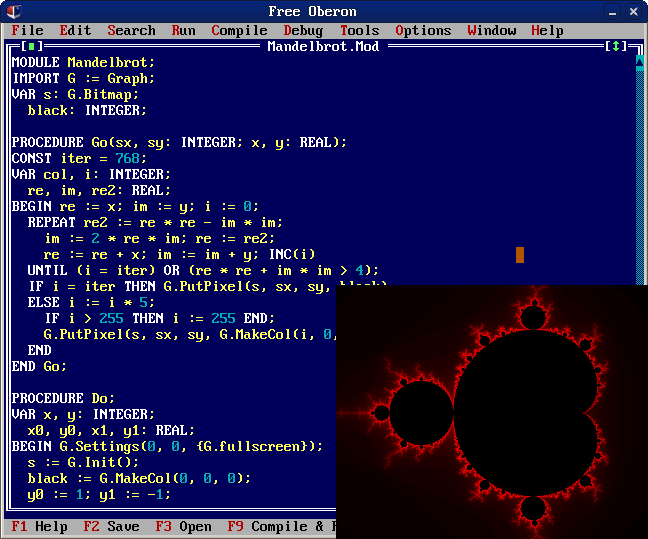 Free Oberon, version 0.1.0